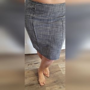 Banana Republic Black/White Tweed Skirt